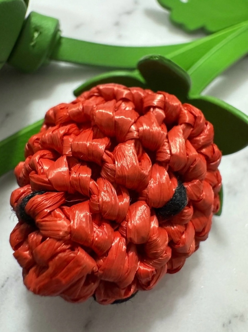 Kate Spade Charmed Strawberry Crochet Bag Charm - Picture 4 of 5